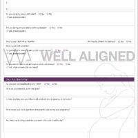Chiropractic Intake Forms