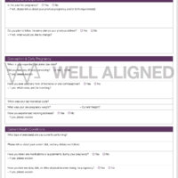 Chiropractic Intake Forms